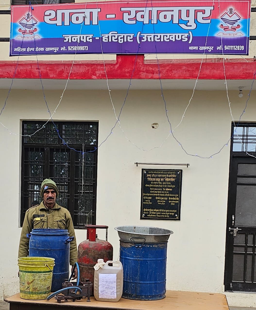 खानपुर पुलिस की अवैध शराब के विरुद्ध लगातार कार्यवाही जारी