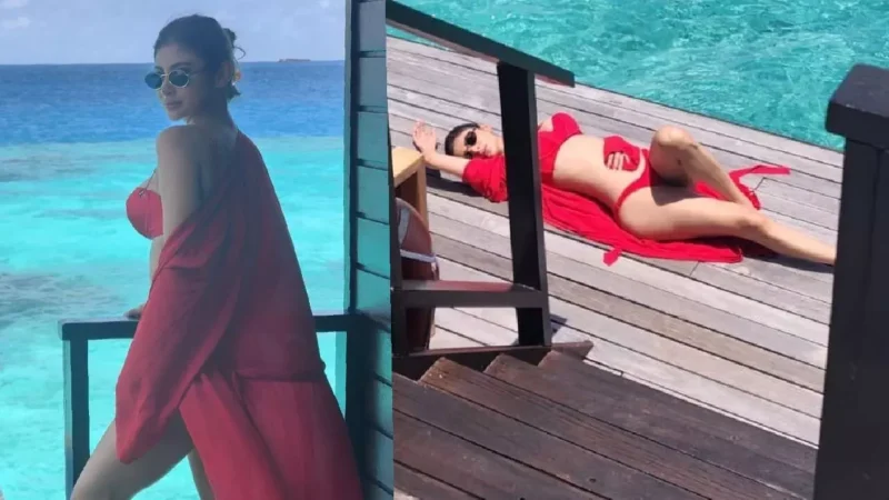 Mouni Roy Bold Photos: मालदीव में मौनी रॉय ने ढाया कहर, रेड बिकिनी में दिखाई ऐसी अंदाज, फोटो देख फैंस हुए घायल…