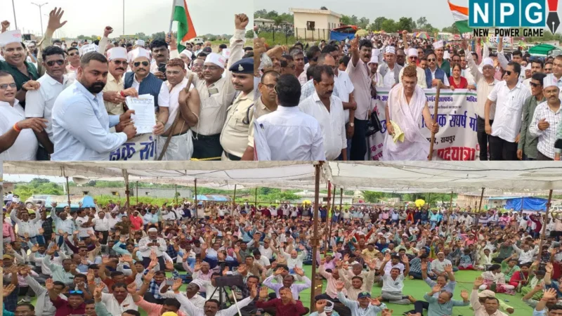 CG Teacher News: टोपी पहनकर शामिल हुए शिक्षक, तिरंगे झंडे के साथ पदयात्रा निकाले, मोदी की गारंटी लागू करने की मांग