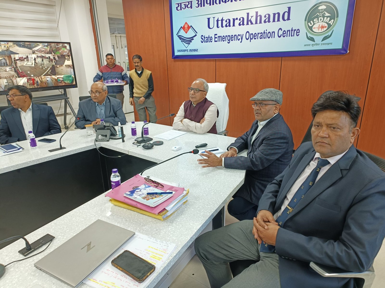 राष्ट्रीय आपदा प्रबंधन प्राधिकरण के सदस्य डॉ. डी.के. असवाल ने यूएसडीएमए मुख्यालय का किया निरीक्षण