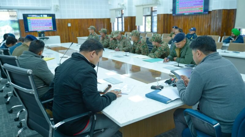 भूकंप से पूर्व, दौरान एवं पश्चात प्रतिक्रिया प्रणाली की तैयारी हेतु टेबल टॉप अभ्यास सम्पन्न