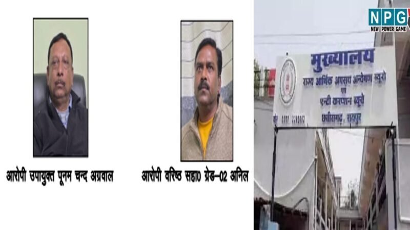 CG ACB News: रिश्वतखोर अधिकारी-कर्मचारी गिरफ्तार, 65 हजार की घूस लेते एसीबी ने उपायुक्त और सहायक ग्रेड-2 को पकड़ा…जानिए क्या था पूरा मामला