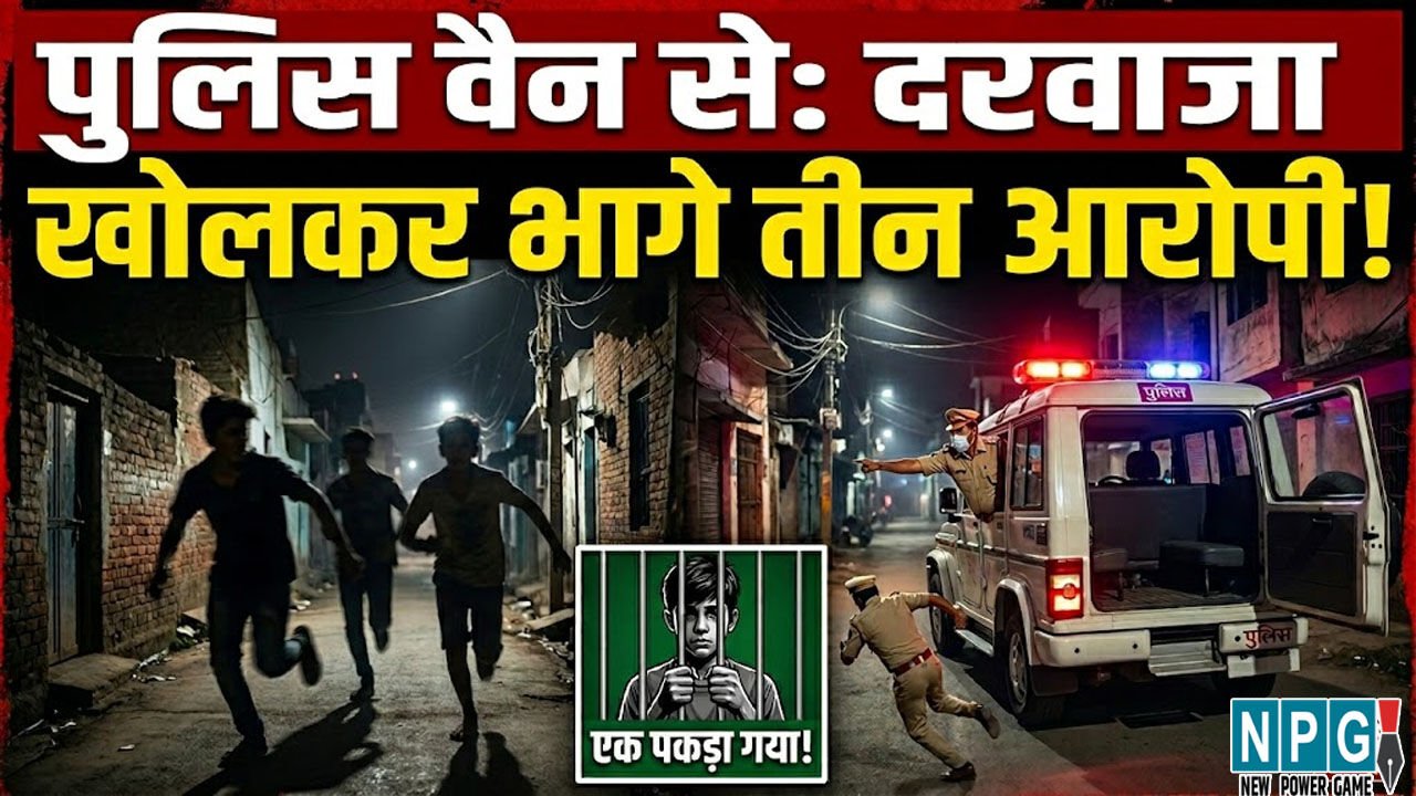 रायपुर में पुलिस कस्टडी से तीन नाबालिग फरार: चलती गाड़ी से कूदकर भागे, जानिए किस मामले में पकड़ाए थे