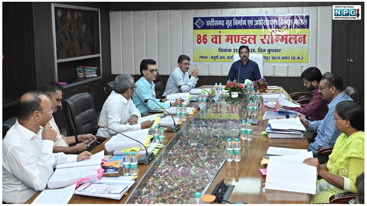 CG हाउसिंग बोर्ड के विभिन्न कार्यों के लिए बोर्ड से 45 करोड़ रुपये की प्रशासकीय स्वीकृति, कई और हुए अहम फैसले