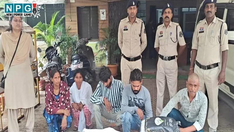 Raipur News: गांजा तस्करी में शामिल पति-पत्नी, देवर और बिचैलिया गिरफ्तार, 29 लाख का गांजा भी जब्त…