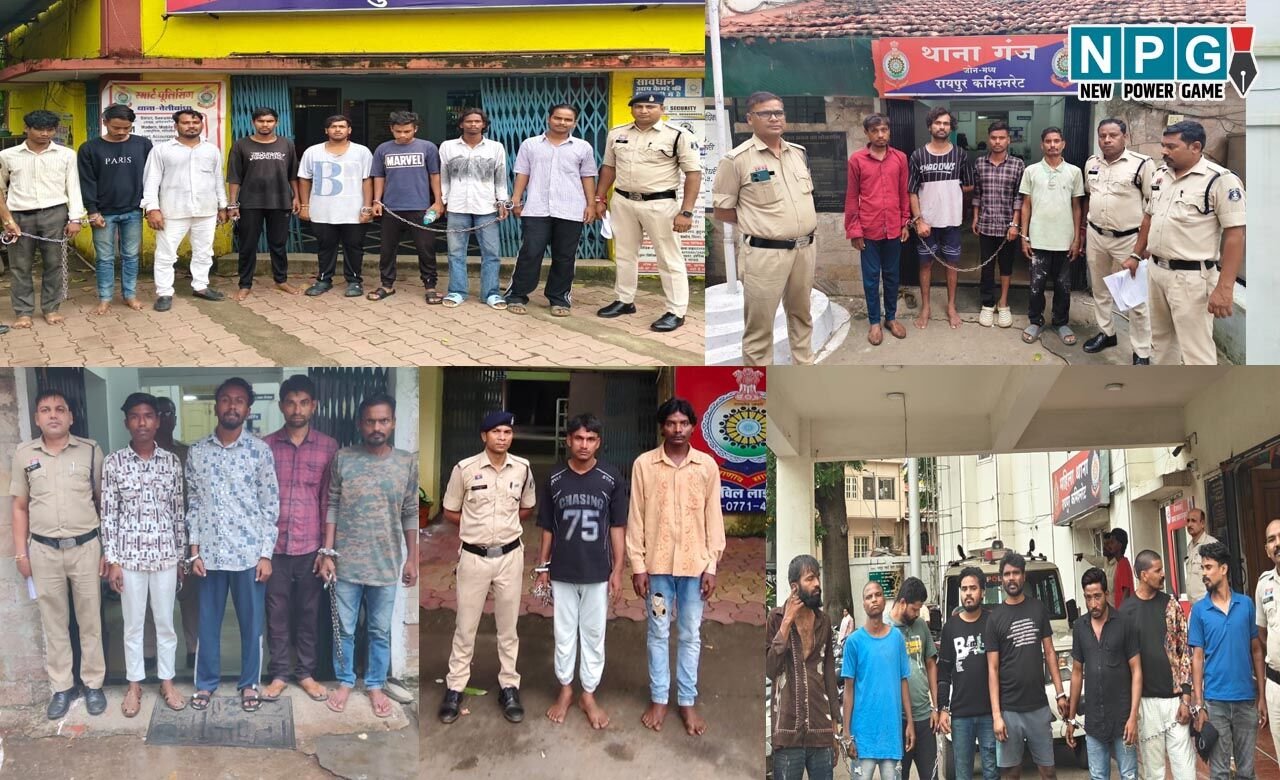 Raipur News: अड्डेबाजों पर सेंट्रल जोन पुलिस की सख्त कार्रवाई, 3 दिनों में 50 के खिलाफ कार्रवाई, 8 आबकारी प्रकरण, 80 कोटपा, 14 नाबालिग के वाहन जब्त