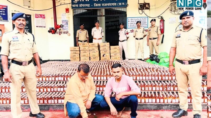 राजनांदगांव में मिला 'गोवा' दारू का जखीरा, दो आरोपियों के पास से 9600 बोतल शराब जब्त…