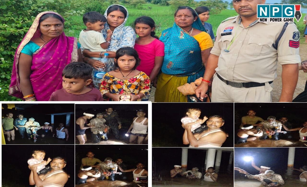 धमतरी और बलौदाबाजार में बाढ़ में फंसे 20 लोगों का रेस्क्यू, देर रात तक चला ऑपरेशन…