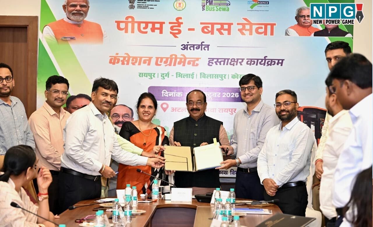 CG में दौड़ेगी 240 ई-बसें… डिप्टी सीएम की मौजूदगी में हुआ कंसेशन एग्रीमेंट, बिलासपुर और भिलाई में 20-20 ई-बसों के संचालन की तैयारी